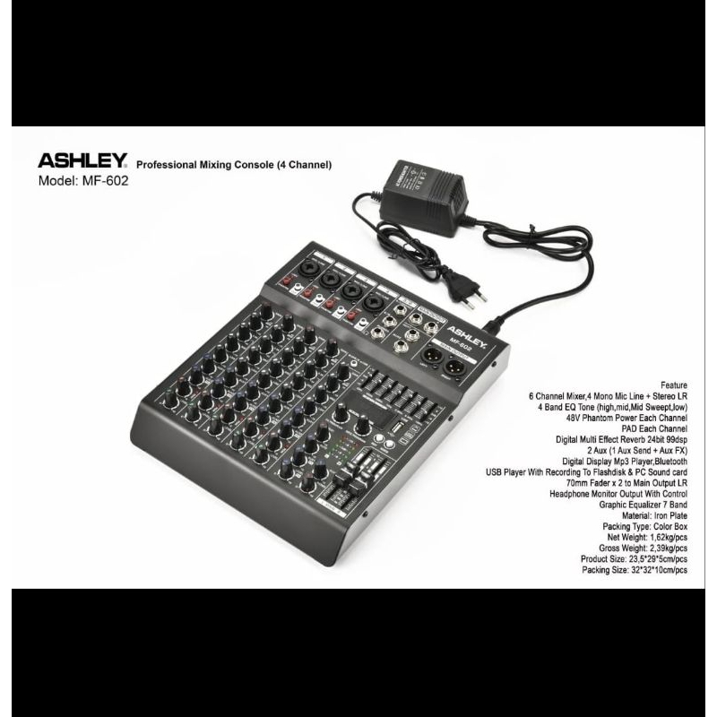 MIXER ASHLEY MF 602/ MIXER ASHLEY MF602