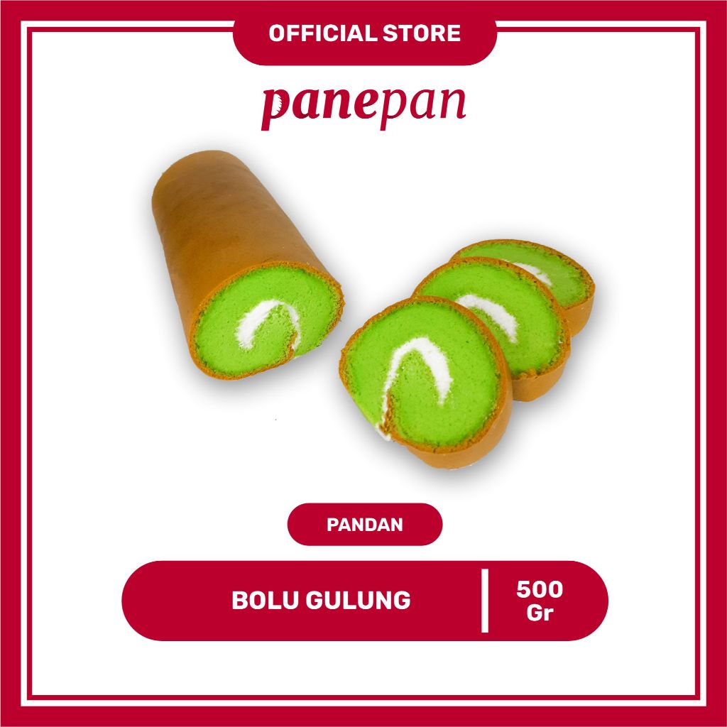 

Bolu Gulung Pandan by Panepan Butter Premium Aneka Flavour