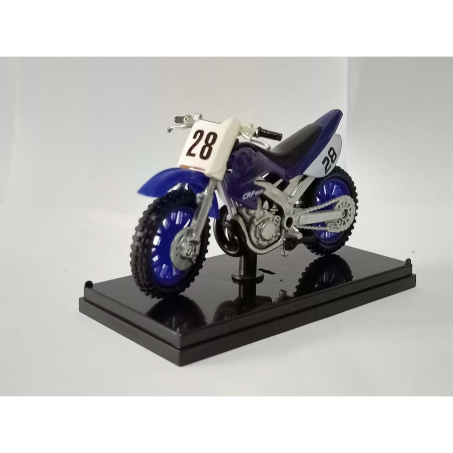 Motor Trail CRF250R biru miniatur motor cross harga murah