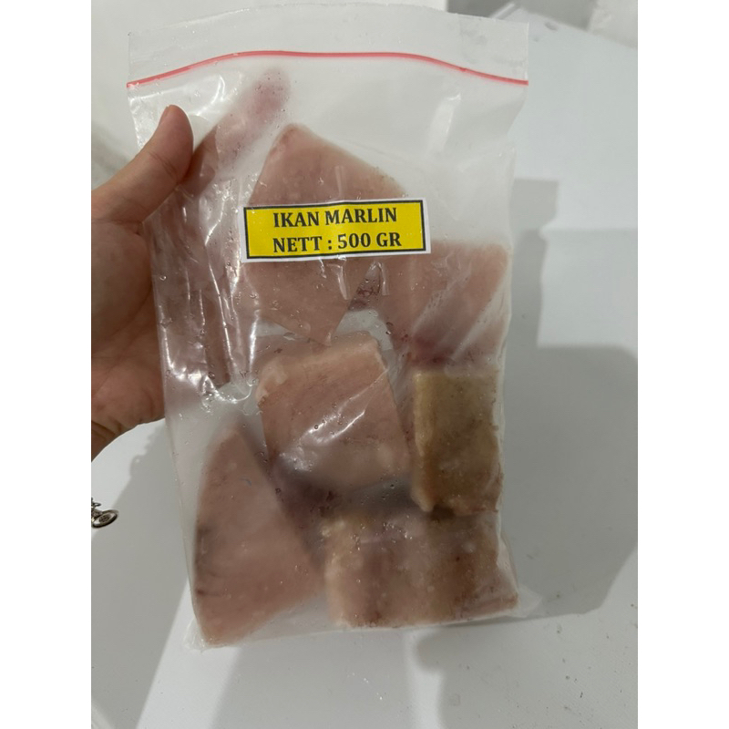 

Ikan Marlin - Berat 500 Gram || Produk sudah potongan