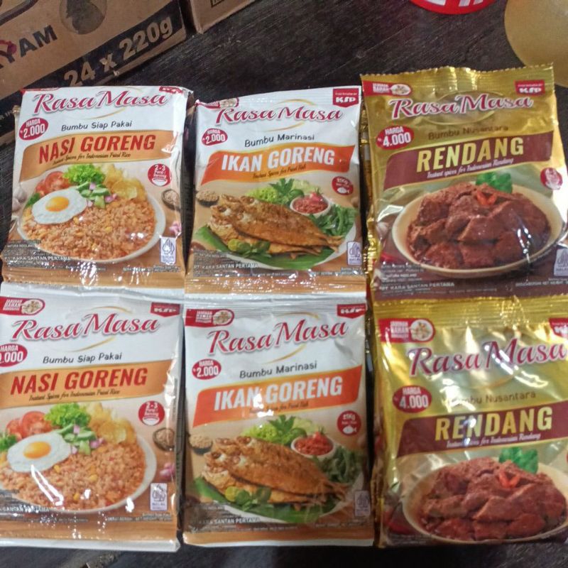 

Rasa masa nasgor,ikan dan rendang