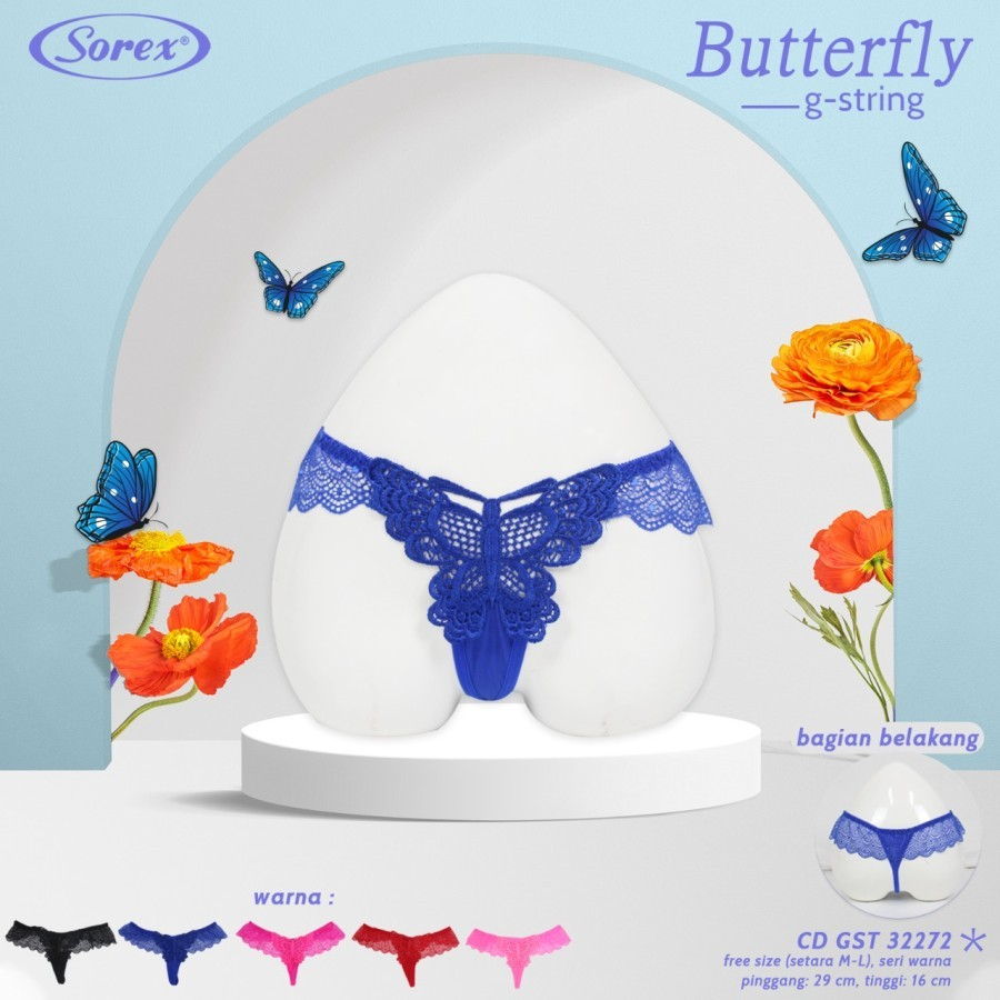 Sorex Celana Dalam G String Pakaian Dalam Wanita Transparan Renda