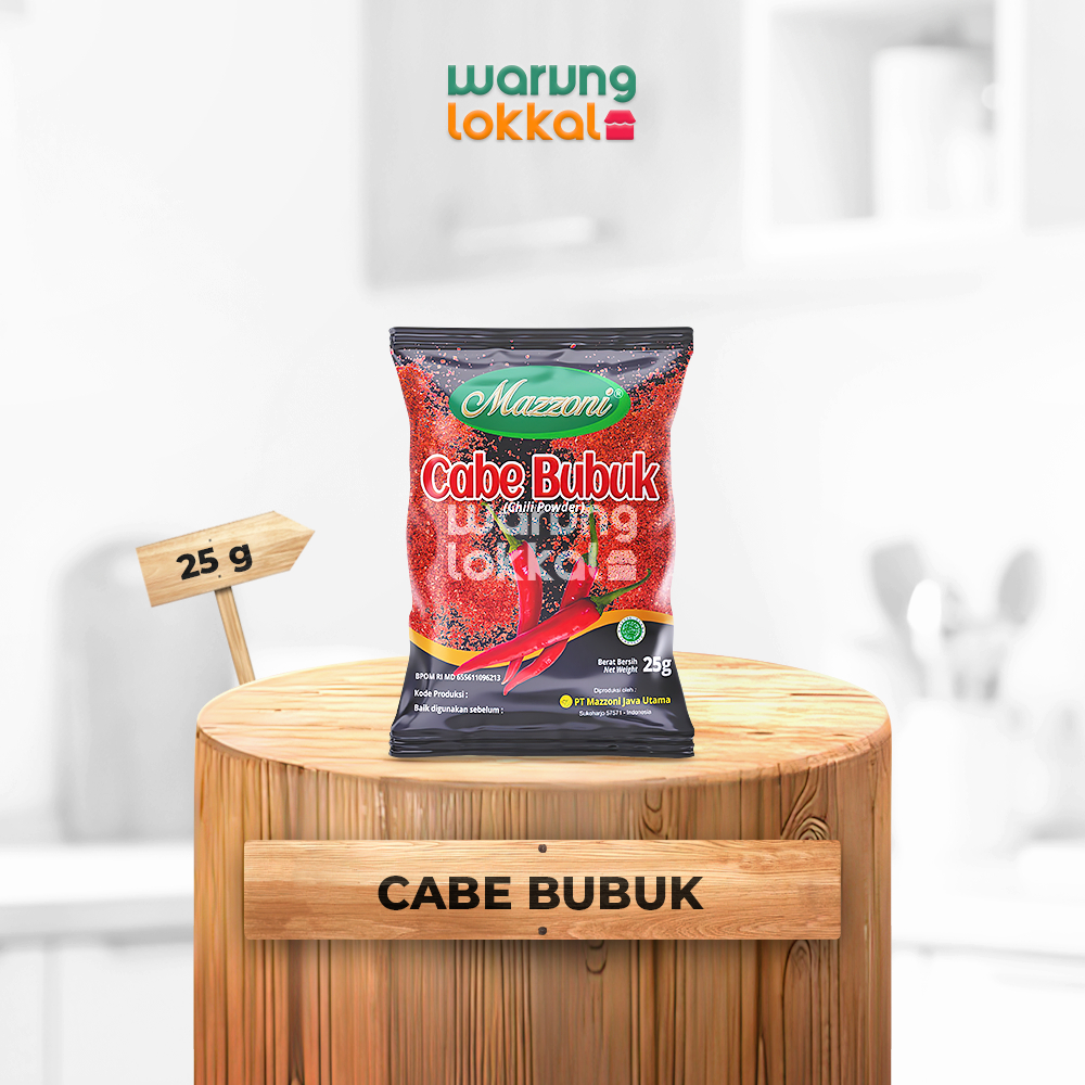 

Mazzoni Cabe Bubuk 25g - Warung Lokkal