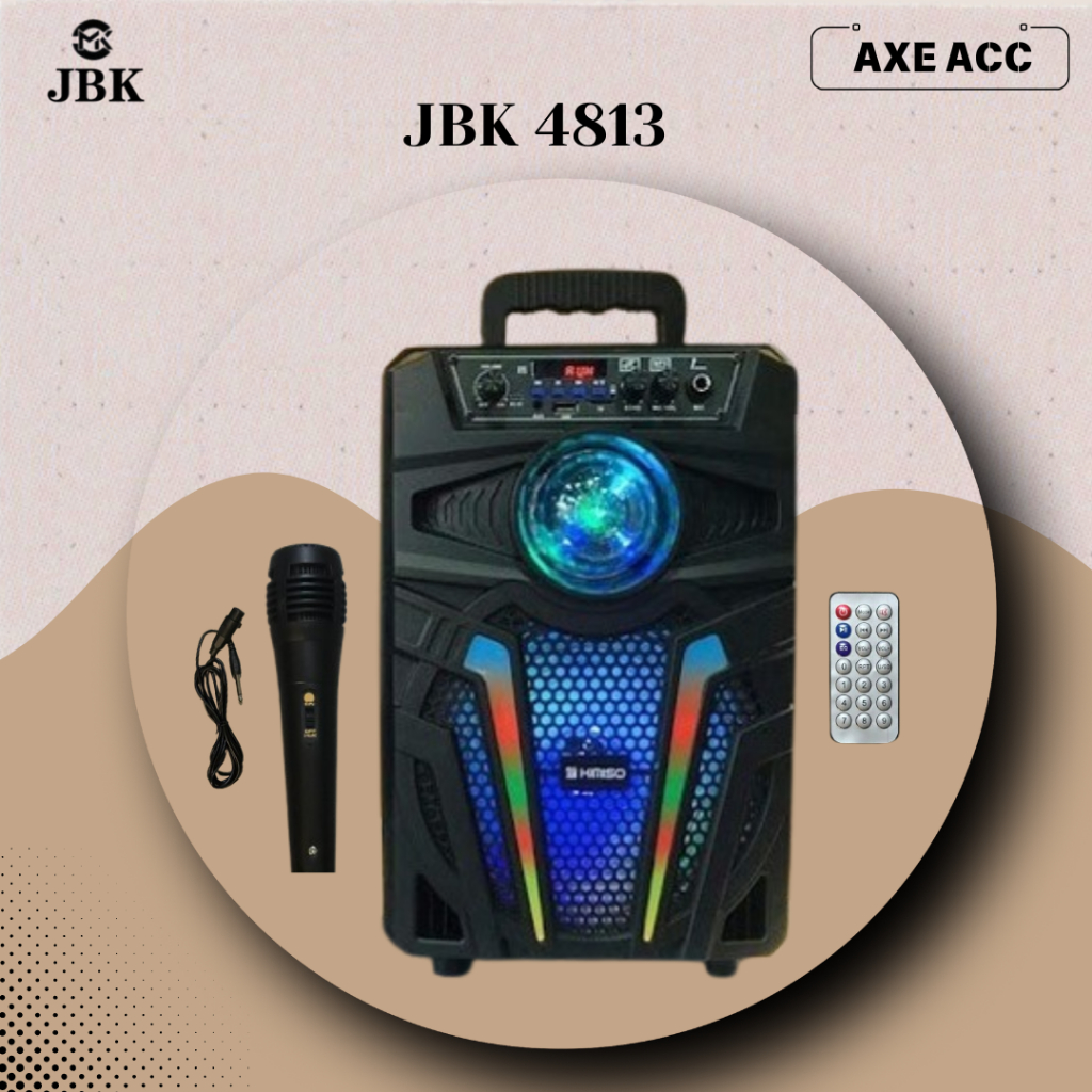 Speaker Brain Power 4813 8inc Free Mic