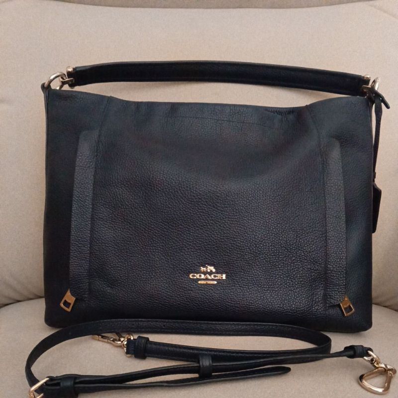 Authentic Coach Scout Hobo Bag Navy Preloved