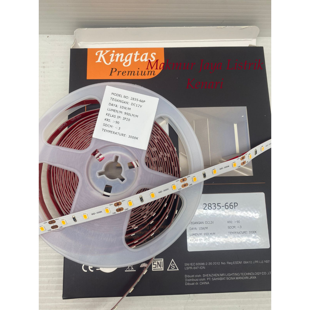 Kingtas Strip Led 2835 60Led Led strip 12v DC 2700k 3000k 4000k 6000k 2700k High Brand