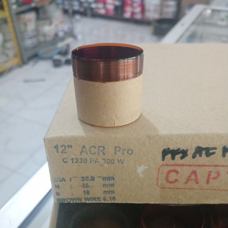 Spul sepul spool voice coil speaker 12 acr
