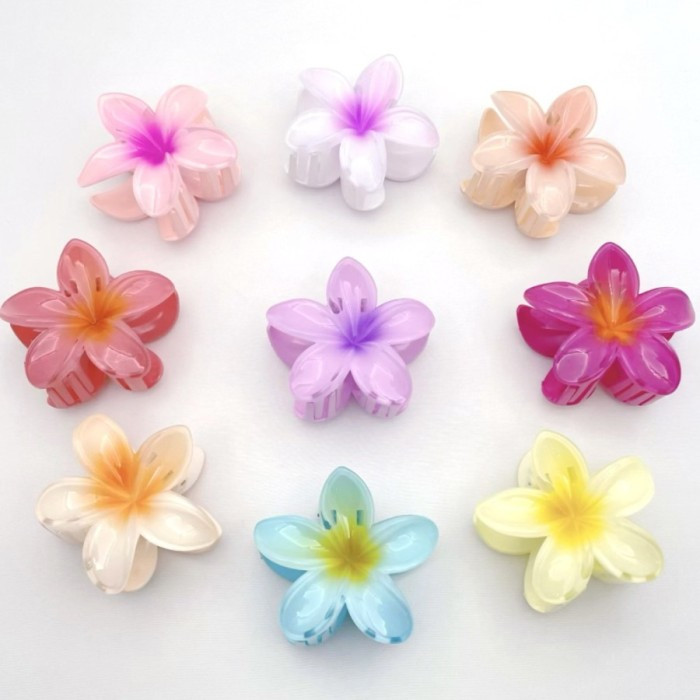 Jepit Rambut Kamboja /Jepit Rambut Plumeria Bunga Kamboja Bali