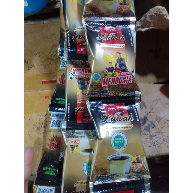 

Luak kopi hitam murni isi 15pcs