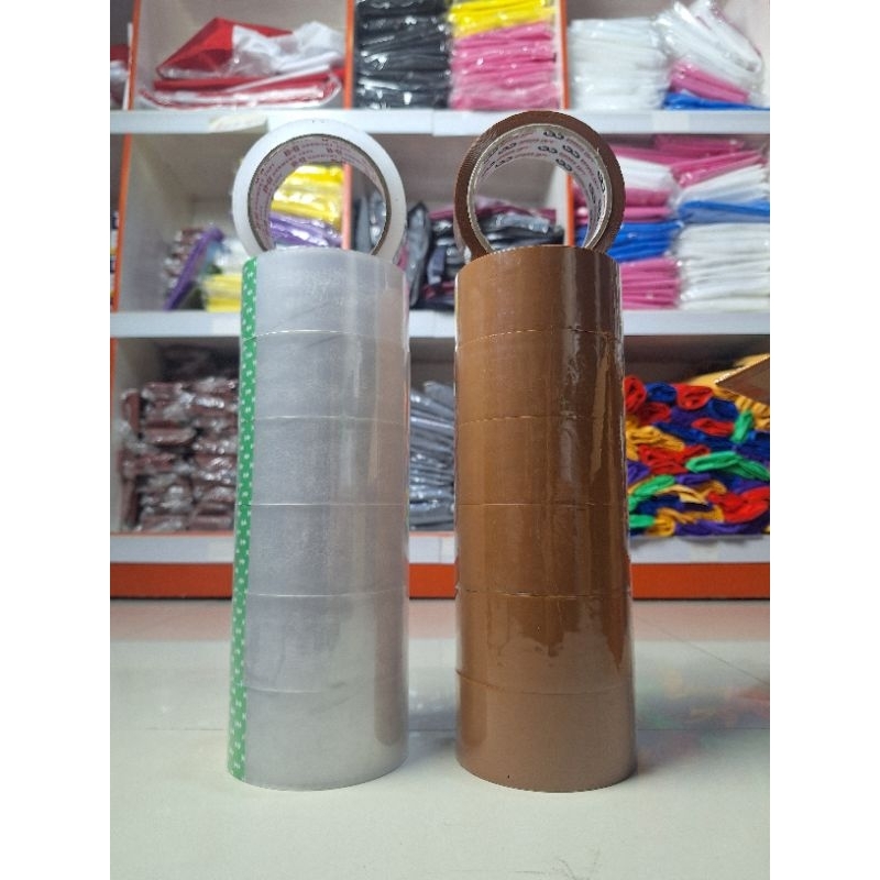 

Isi 6 Roll Lakban 72 Yard /Lakban TANGGUNG/lakban bening/lakban Opp/Lakban packing