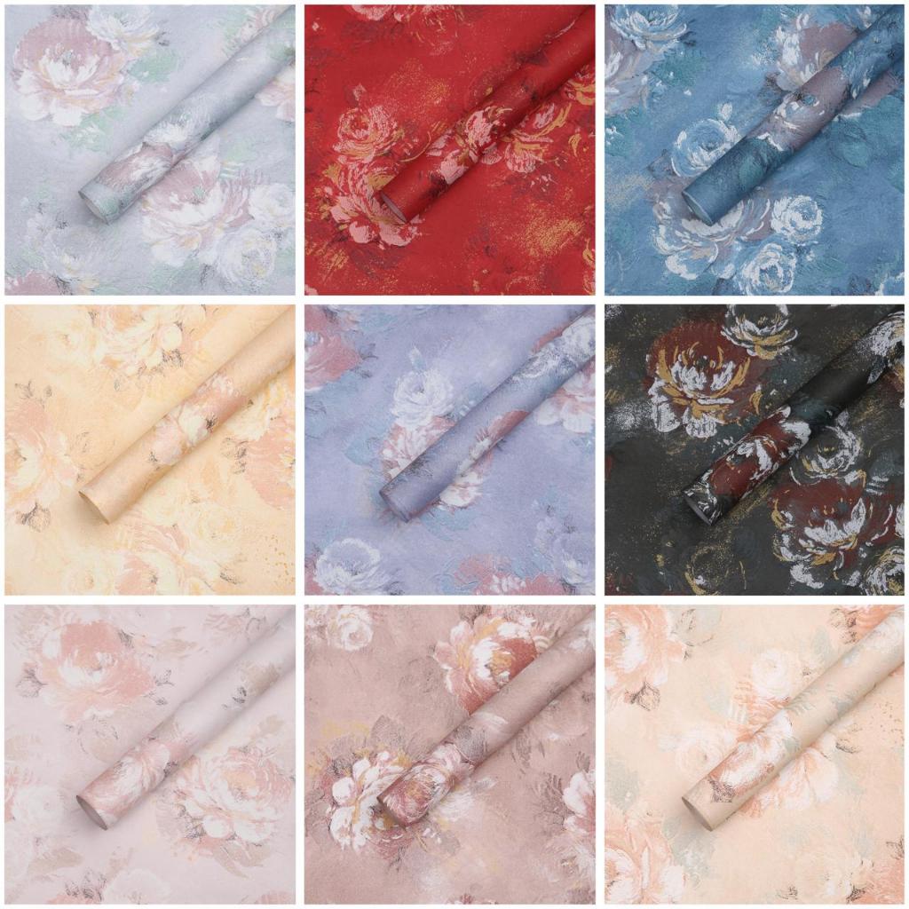 

5 Lembar Kertas Buket Bunga Premium Motif Bunga Vintage W10