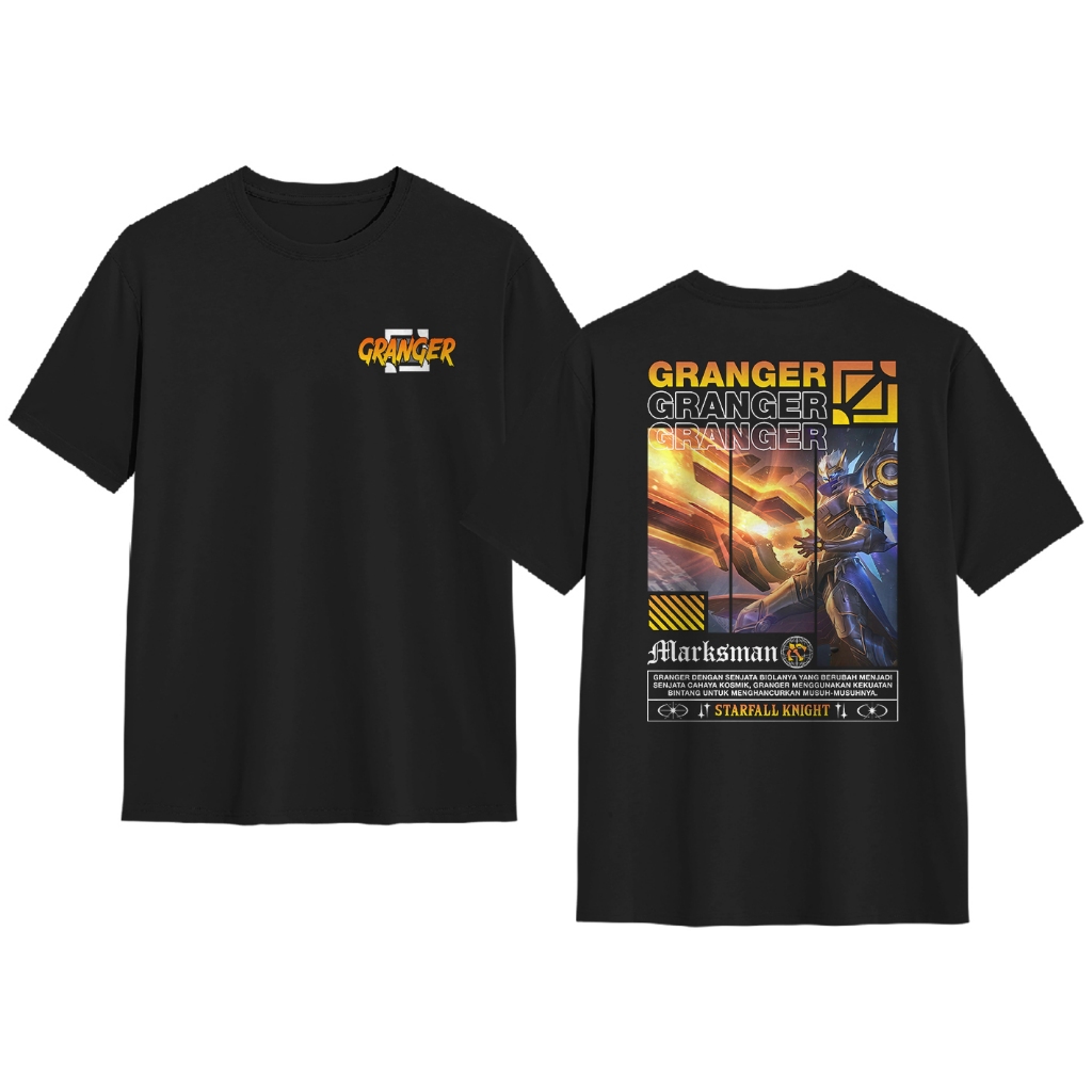 BAJU SKIN GRANGER LEGEND - KAOS HERO MARKSMAN - KAOS MOBILE LEGENDS - BAJU JUNGLER ML COWOK CEWEK