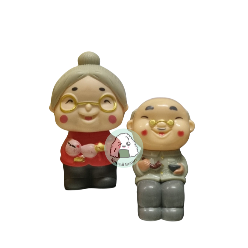 CAKE TOPPER KAKEK NENEK hiasan kue