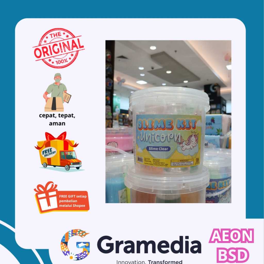 SLIME KIT UNICORN S - GRAMEDIA AEON BSD