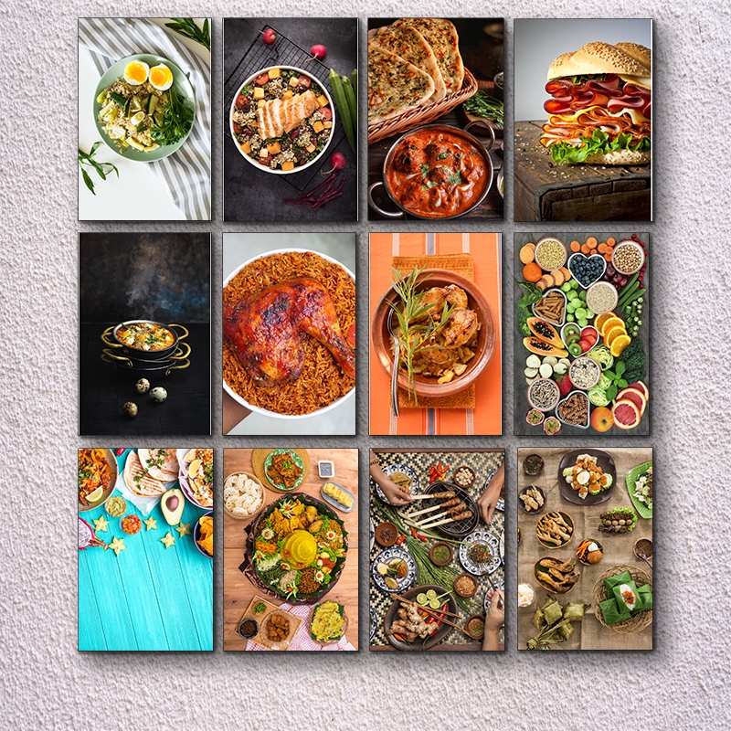 Hiasan Dinding Makanan Dekorasi Restoran Rumah Makan Pajangan Dapur