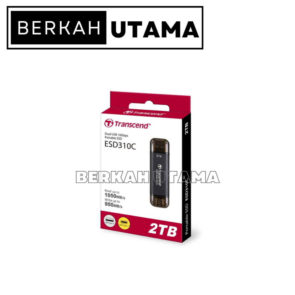 TRANSCEND ESD310C ESD310S 2TB EXTERNAL SSD USB 10GBPS TS2TESD310C ESD310 2 TB