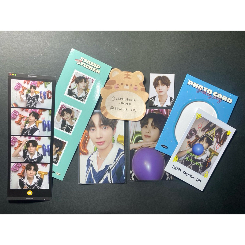 TAEHYUN DECO KIT 2023 TXT PHOTOCARD PHOTOSTRIP STICKER POLAROID PAS PHOTO