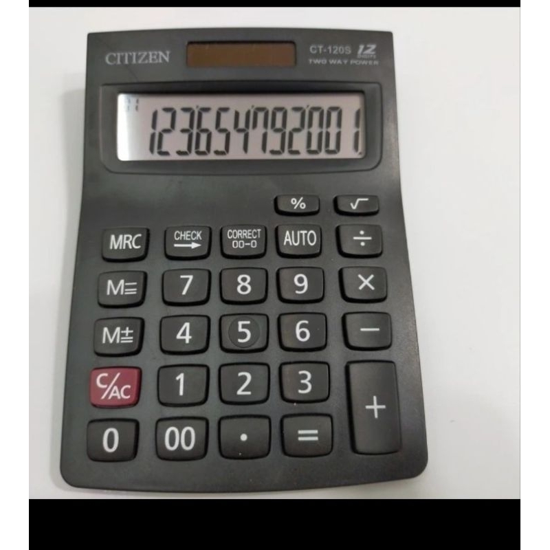 

KALKULATOR CITIZEN CT 120S