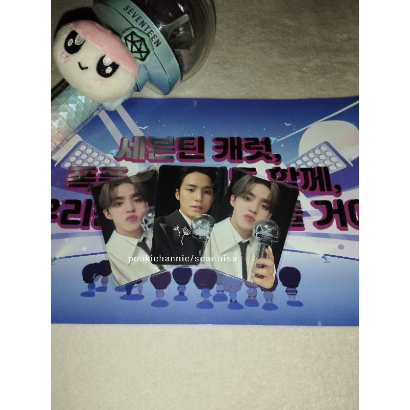 Seventeen Caratzone Photocard Scoups Cheol Mingyu SVT Right Here World Tour in Asia Jakarta Carzone 