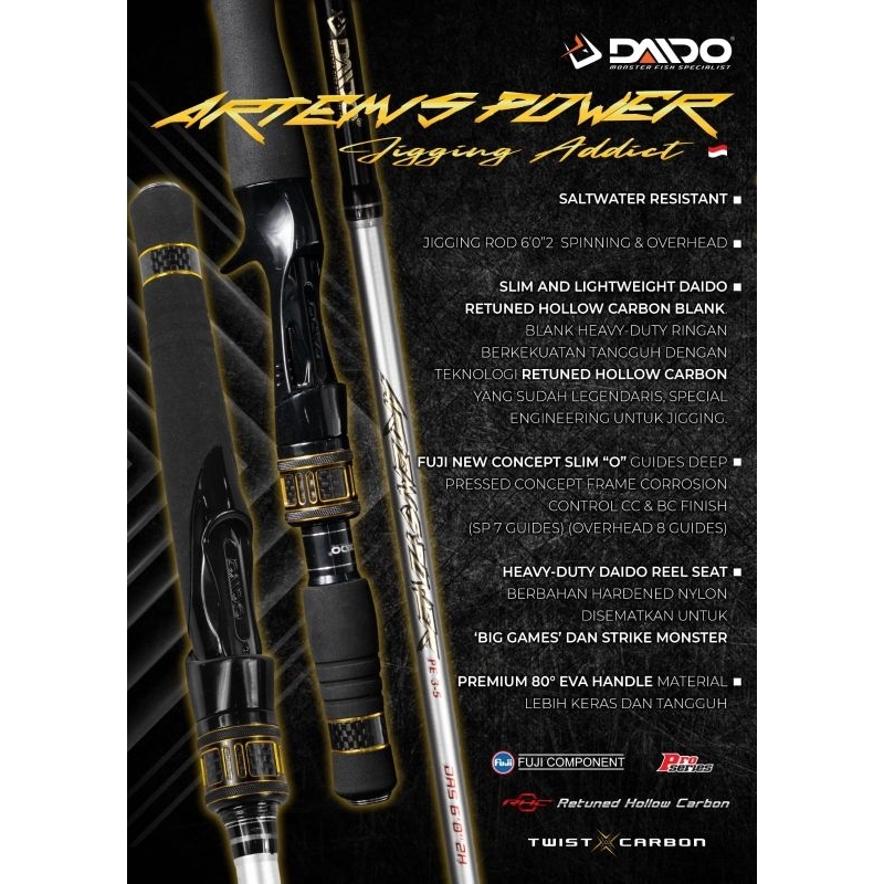 Joran Jigging Daido Artemis Power SP 602 PE 2-4 & PE 3-5