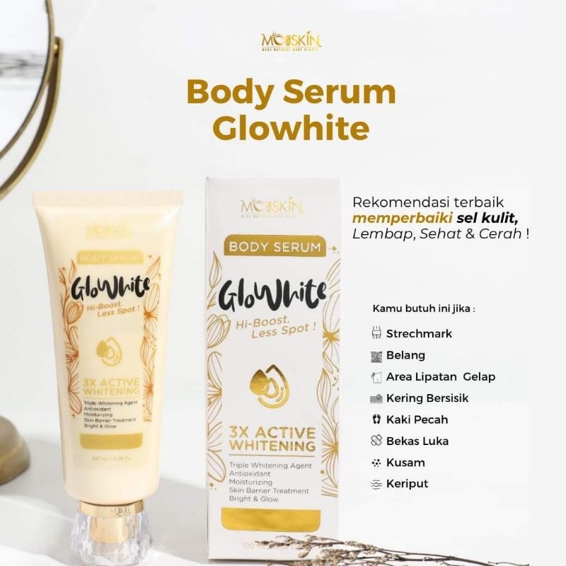 moraskin body serum glow white