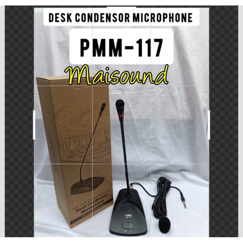 Mic Meja Paging  Condenser VPK PMM 117 PMM- 117 PMM117 Original Podium
