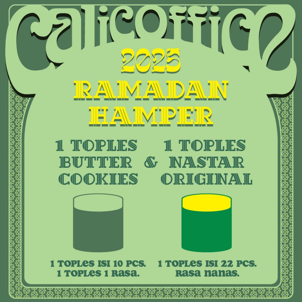 

Ramadan Hamper 1 Butter Cookies 1 Nastar Toples Bulat by Calicoffice