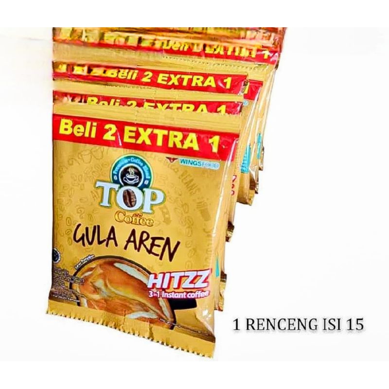 

top kopi gula aren renceng kemasan 15 sachet