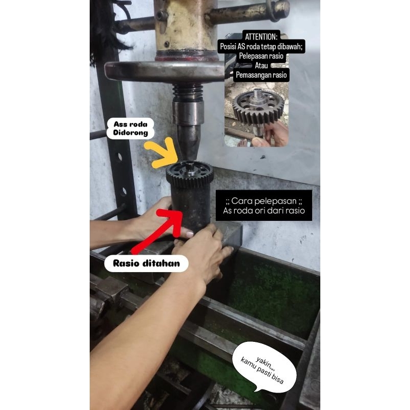 as roda Vario  / as roda belakang vario pnp Nouvo / as roda belakang vario 125/150