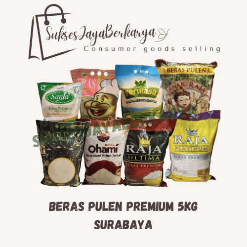 

Beras Pulen Premium 5kg/ Beras Pulen Premium murah Surabaya