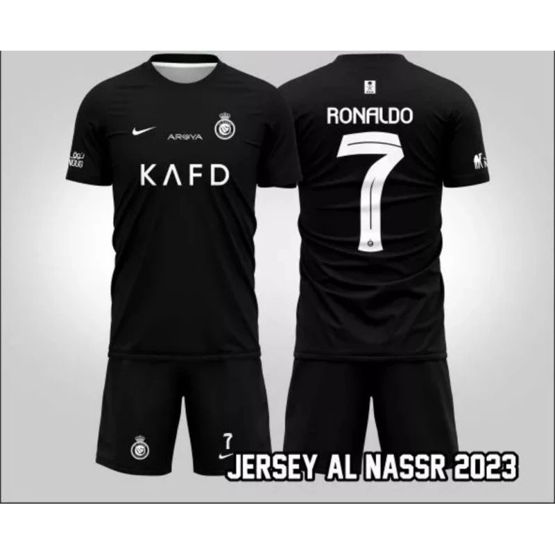 Baju bola Anak laki laki Ronaldo Al NASR ARAB Saudi