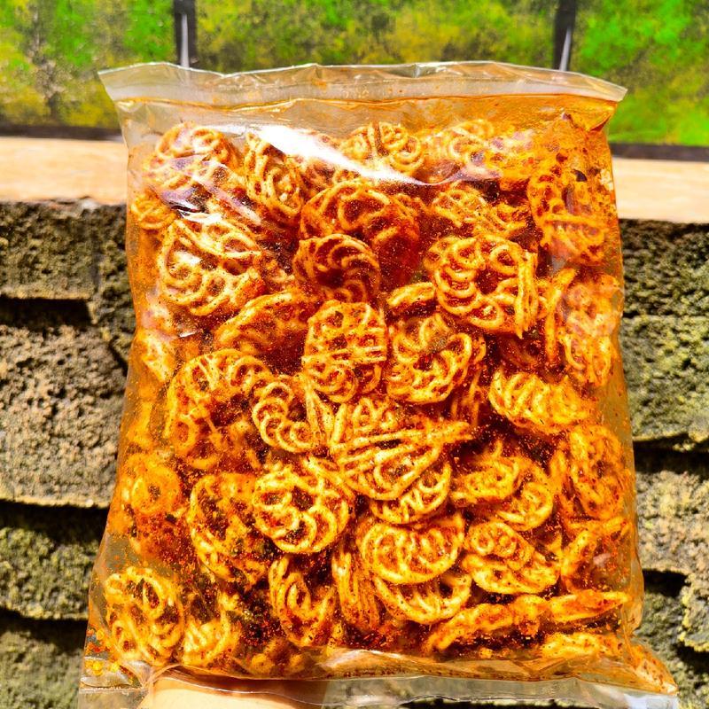 

seblak viral rafael kerupuk mawar pedas daun jeruk 250g