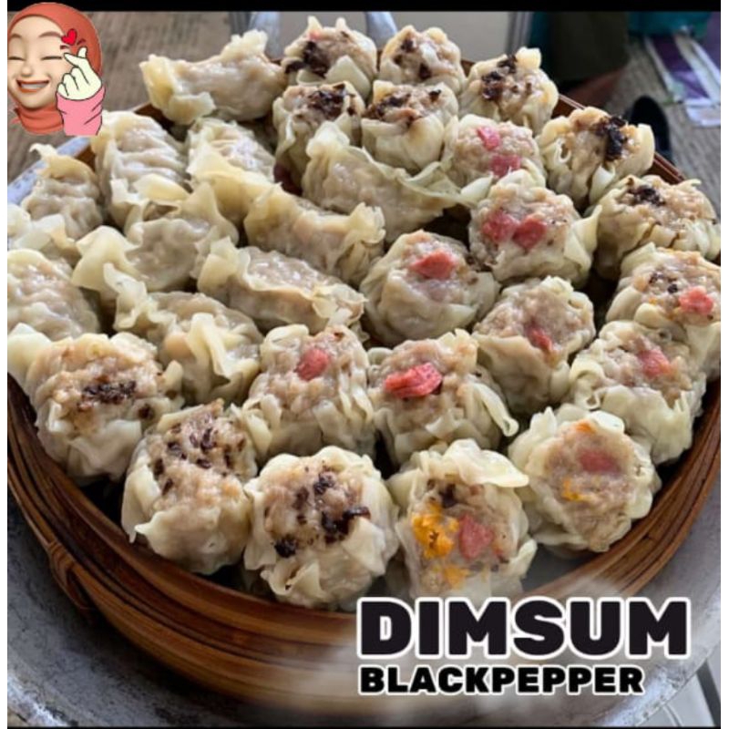 

dimsum premium isi 50 +saus black pepper+saus merah special