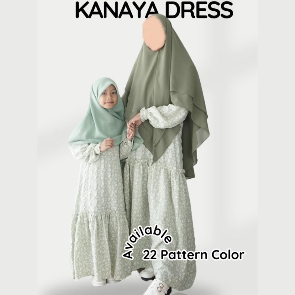 Baju Gamis Syari Wanita Dewasa Muslim Terbaru Kanaya Dress