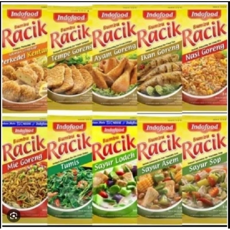 

PROMO RACIK Indofood, Bumbu Dapur aneka rasa 20g | Bumbu instan enak , nikmat , termurah - bumbu viral