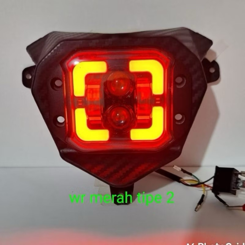 Daymaker Lampu Motor WR155 KLX150 CRF150 Reflektor Laser Led DAYMAKER NEW Lampu Depan LED Supermoto