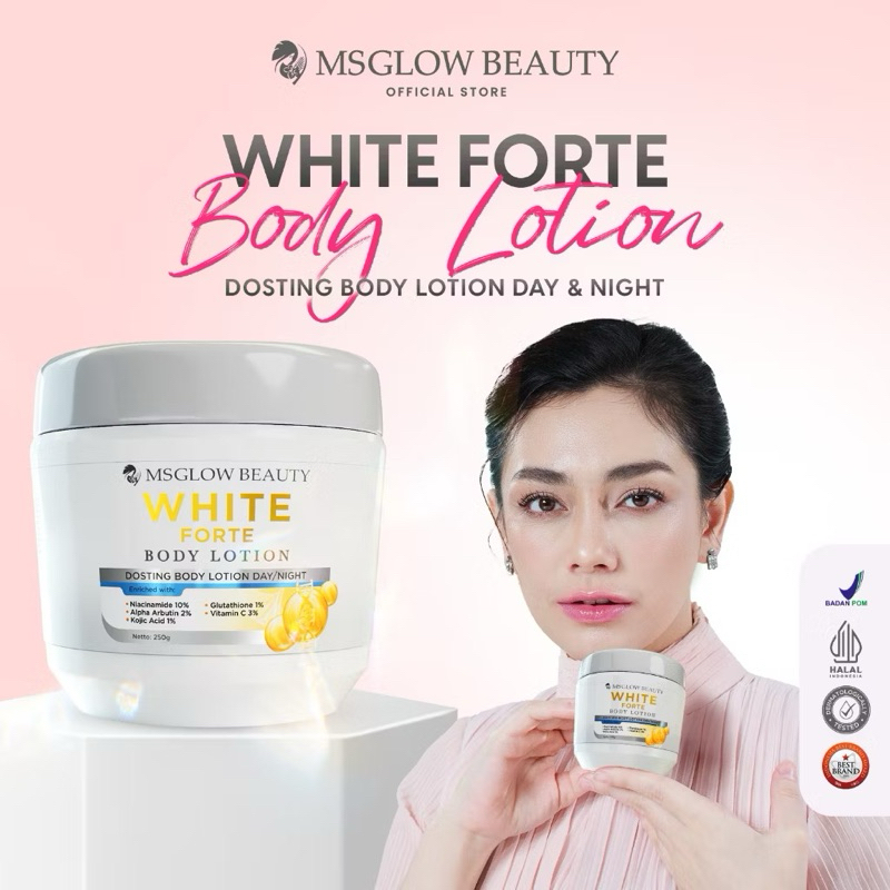 MS GLOW - HB DOSTING/BODY LOTION - 250ML