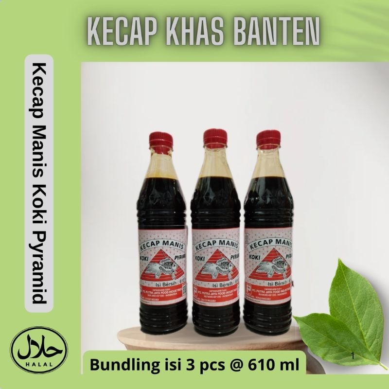 

Dapat 3 Kecap Manis Cap Koki Pyramid @610 ml