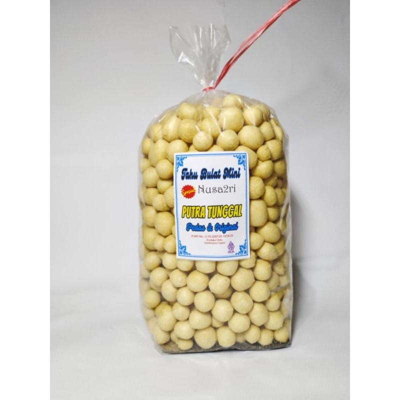 

Cemilan Tahu Bulat Crispi Nusa2ri Putra Tunggal Kemasan ½kg[500g]