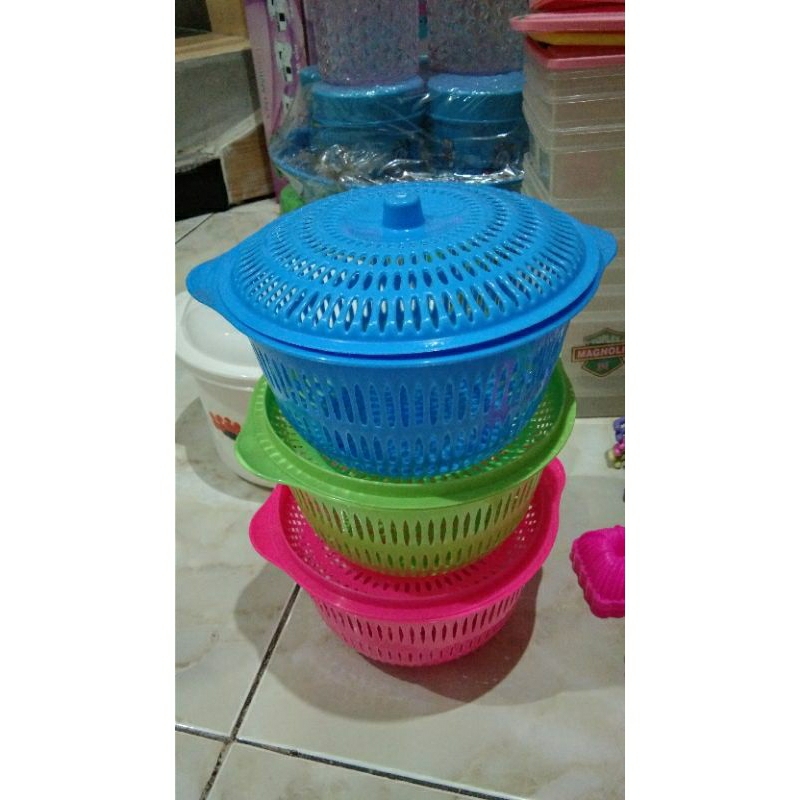 Keranjang Saringan Lucu Dapat 3 Pcs / Keranjang Serbaguna / Keranjang Telur