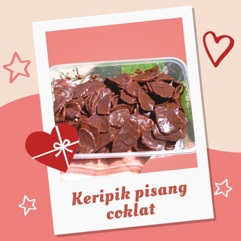 

Keripik pisang coklat 150grm/pisang coklat/keripik pisang manis/pisang coklat