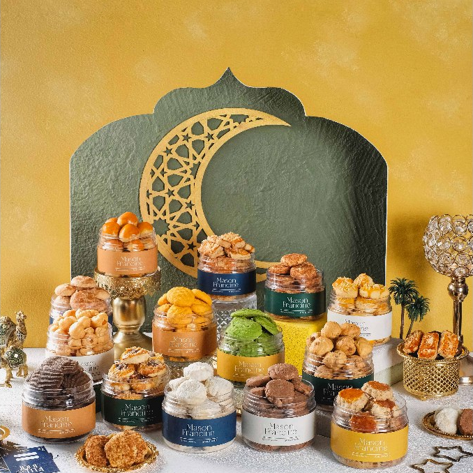 

Hampers kue kering Wijsman - MAISON FRANCINE premium cookies parcel - Spring Hampers