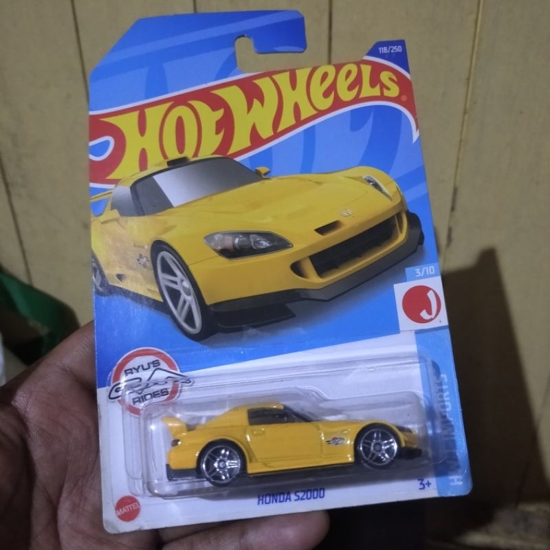hotwheels honda s2000 kuning yellow