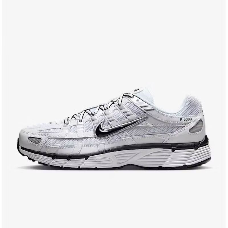 Nike P-6000 Nike P 6000 Nike P6000 WHITE METALLIC SILVER BLACK BLACK