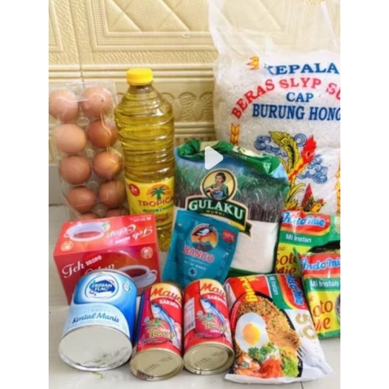 

Paket lengkap bahan pokok murah