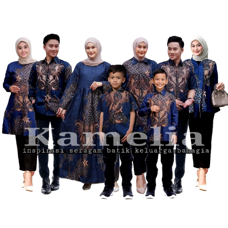 Baju batik couple atasan batik seragam keluarga batik ayah ibu dan anak batik terbaru