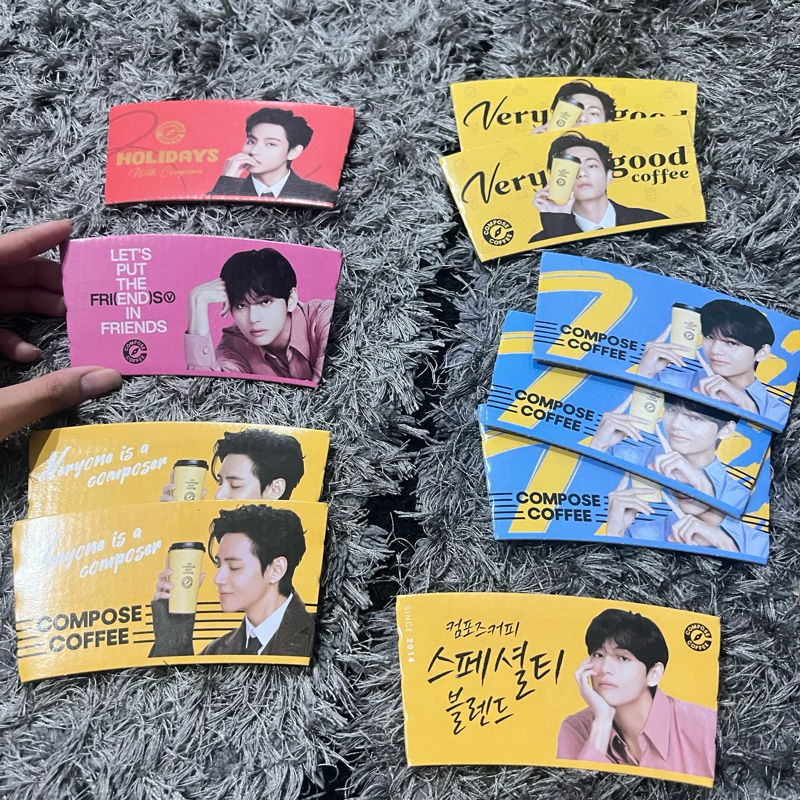 

COMPOSE COFFEE V / TAEHYUNG SLEEVE (READY STOCK)