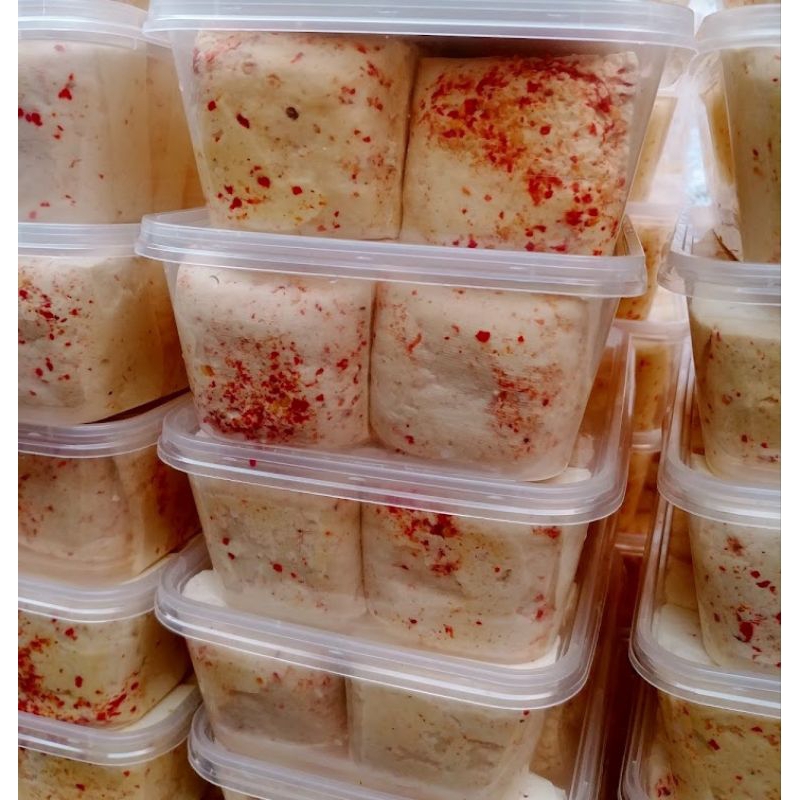 

tahu pedas fresh !!!! isi 10 kemasan thinwall