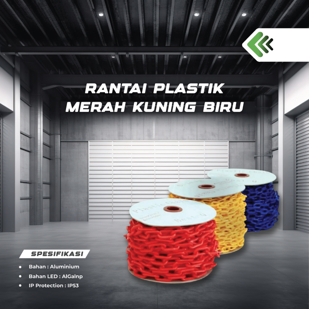 Rantai Plastik - Plastik pembatas Rantai Plastik