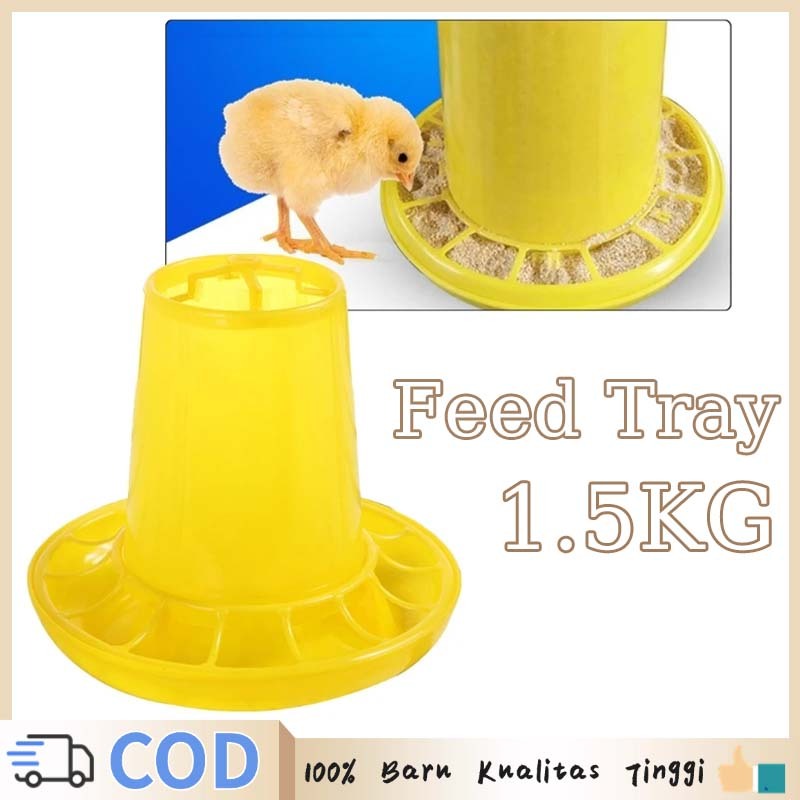 Kapasitas 1,5kg Super Feeder Super Feeder Ayam Tempat Pakan Ayam Super Feeder Tempat Makanan Ayam Wa